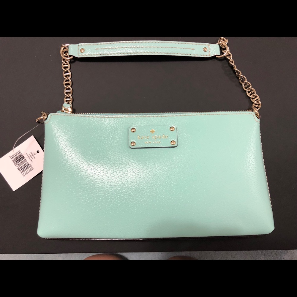 Brand new Kate spade mint green purse with tags